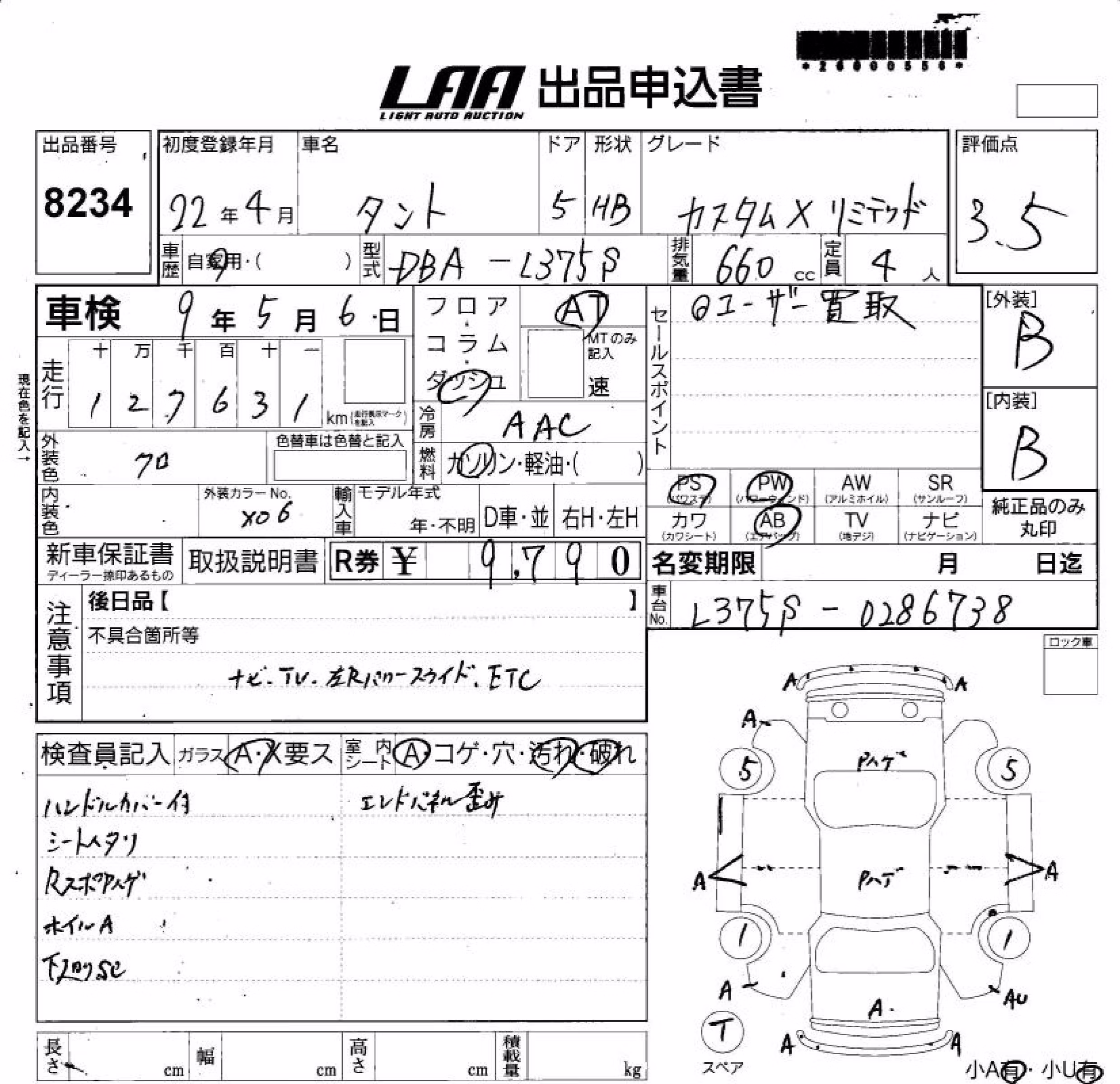 DAIHATSU TANTO