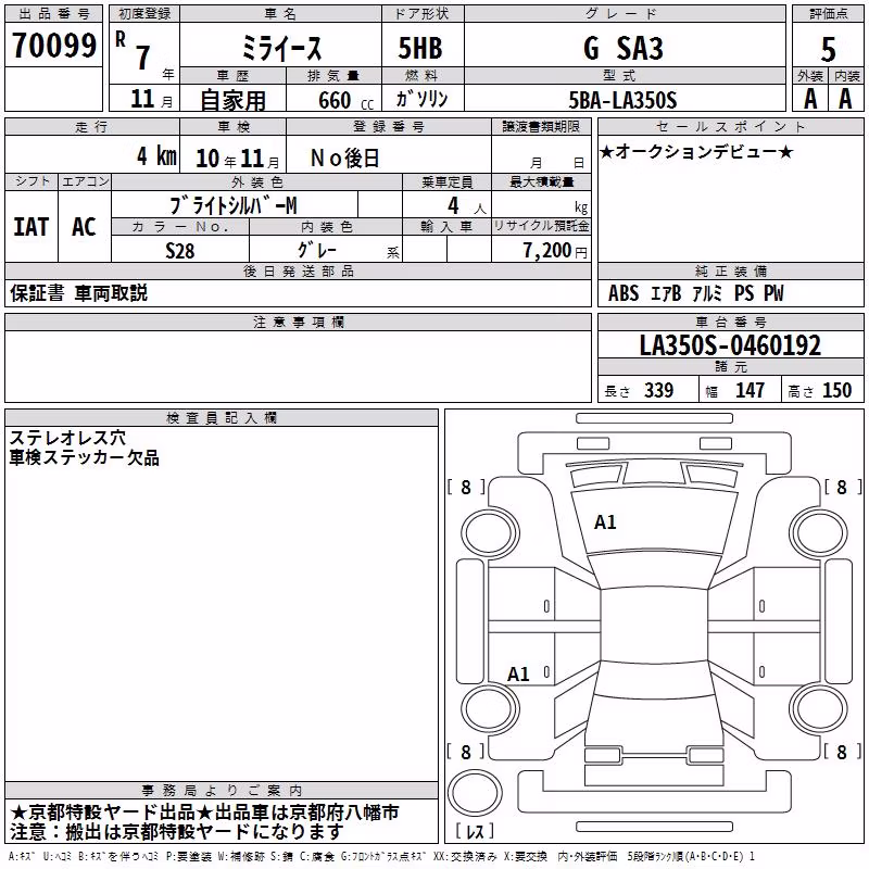 DAIHATSU MIRA E:S