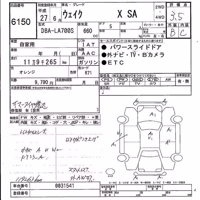 DAIHATSU WAKE