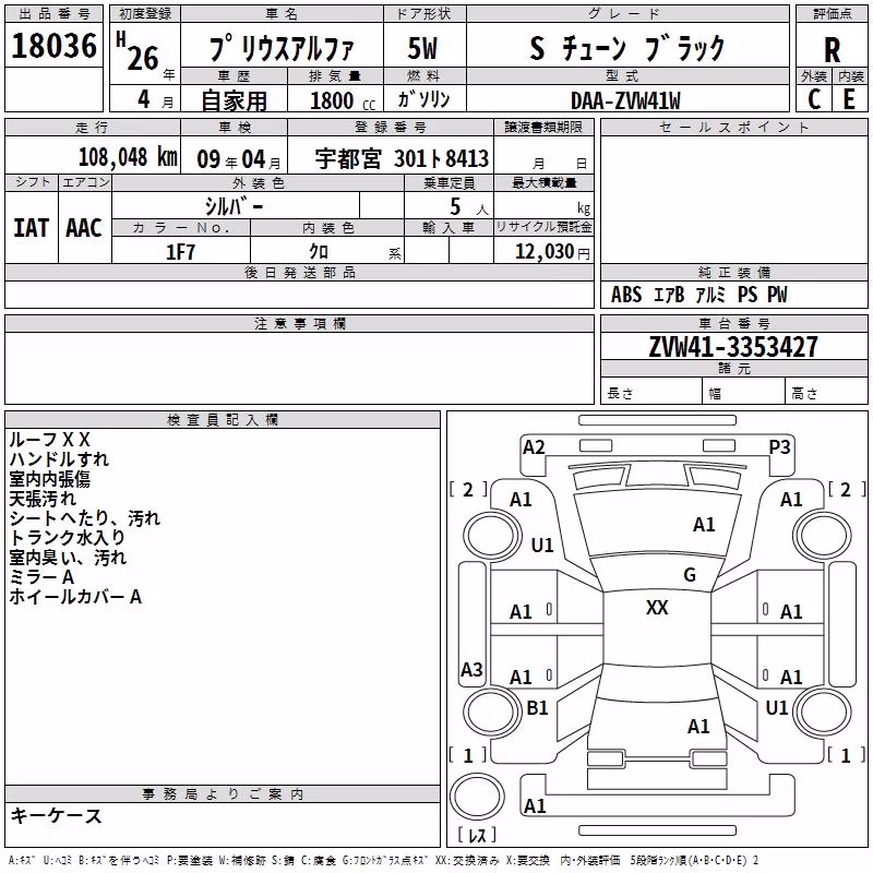 TOYOTA PRIUS ALPHA