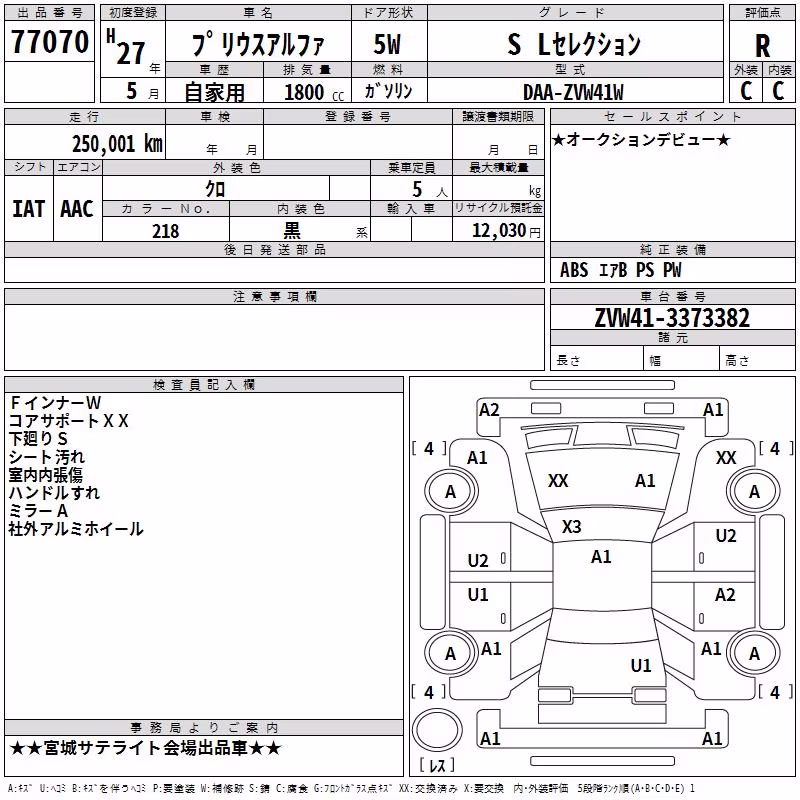 TOYOTA PRIUS ALPHA