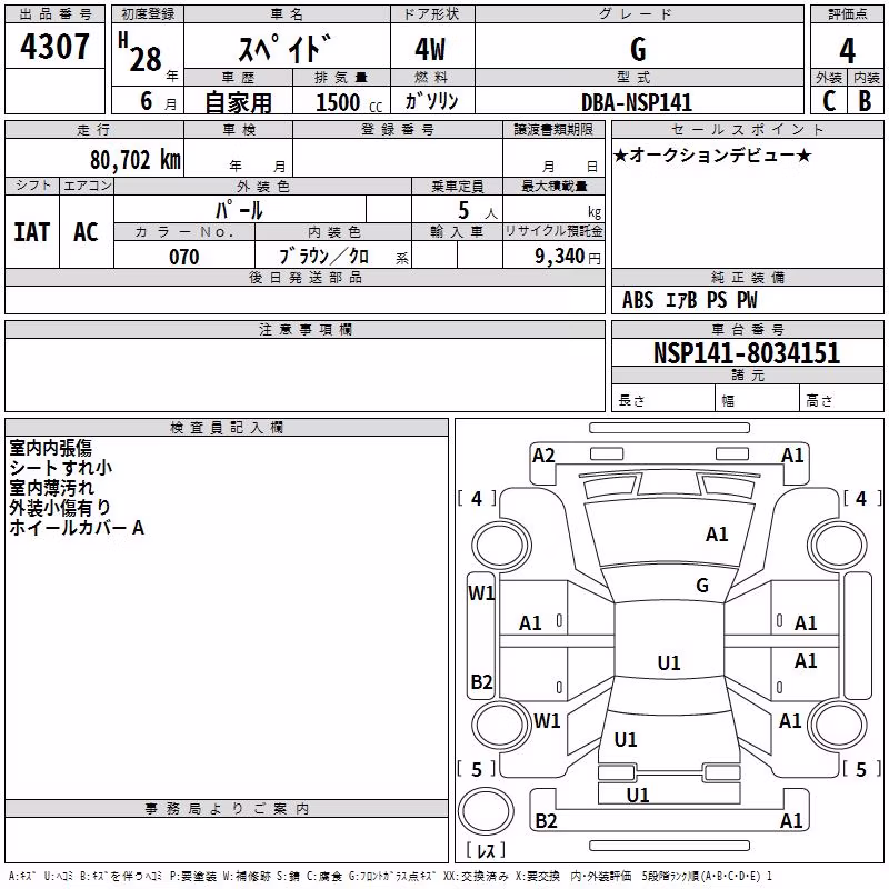 TOYOTA SPADE