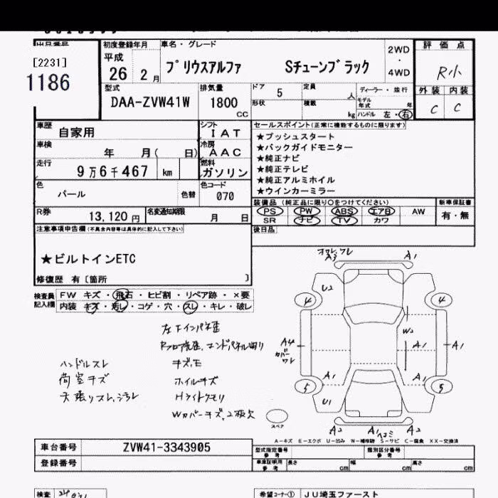 TOYOTA PRIUS ALPHA