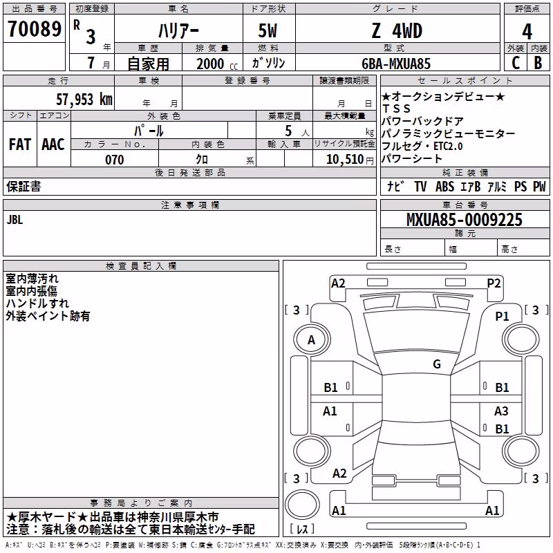 TOYOTA HARRIER