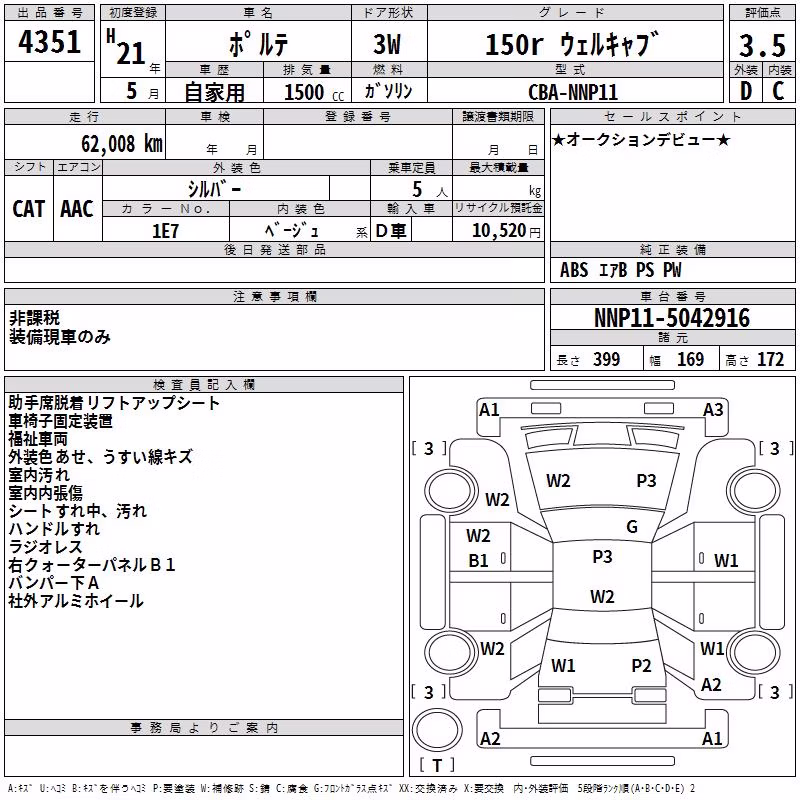 TOYOTA PORTE