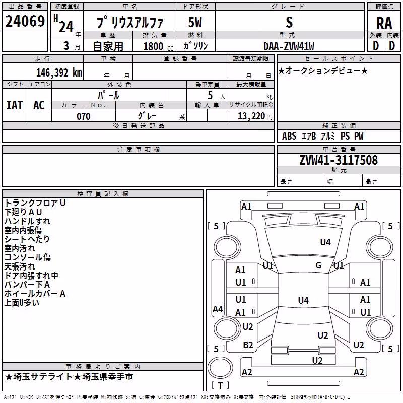 TOYOTA PRIUS ALPHA