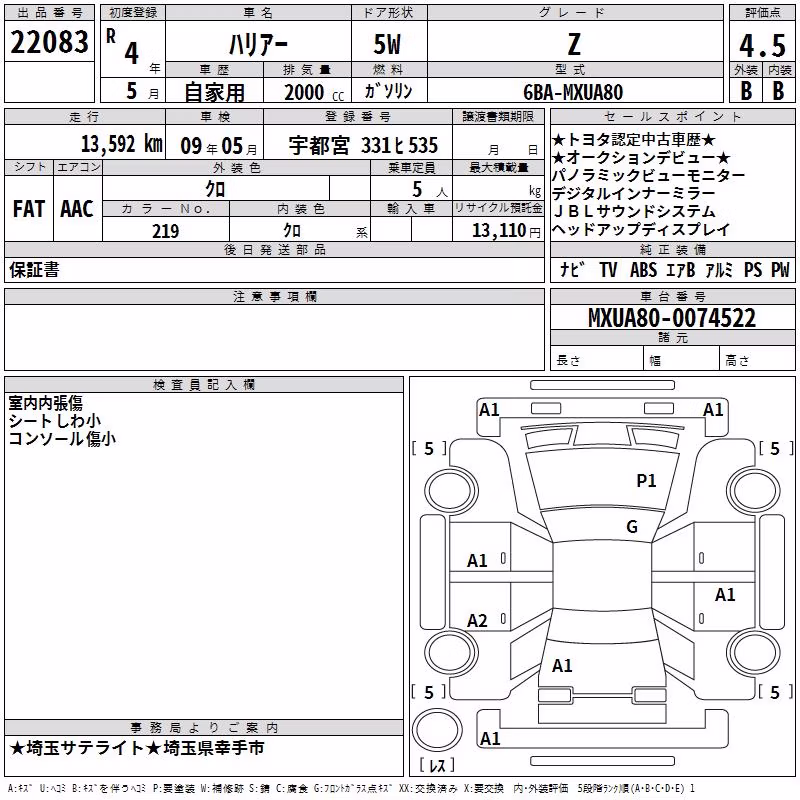TOYOTA HARRIER