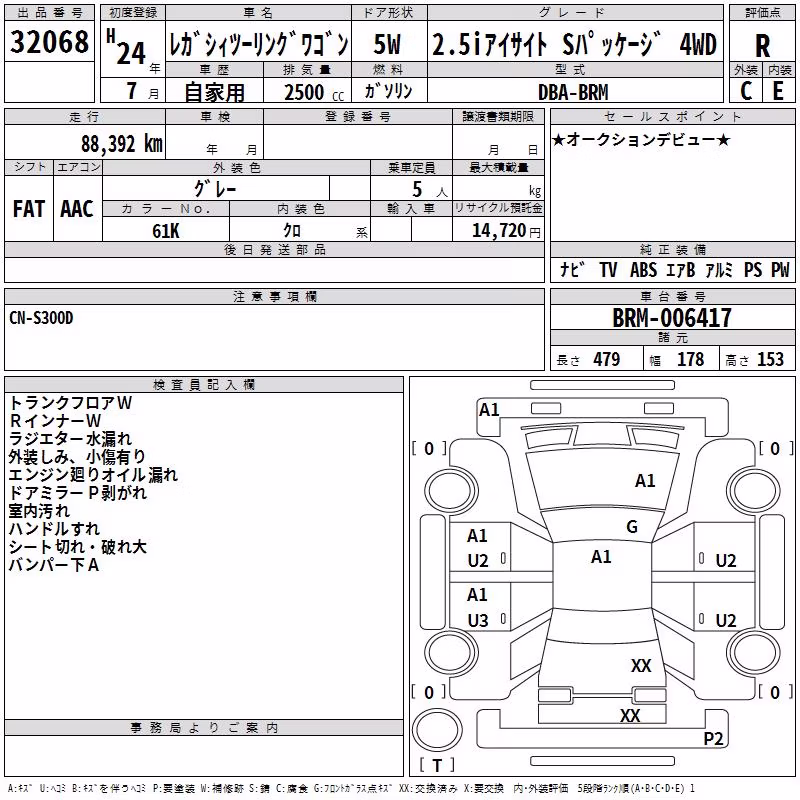 SUBARU LEGACY
