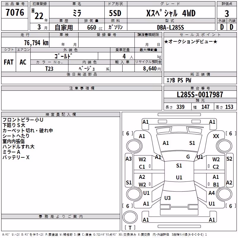 DAIHATSU MIRA