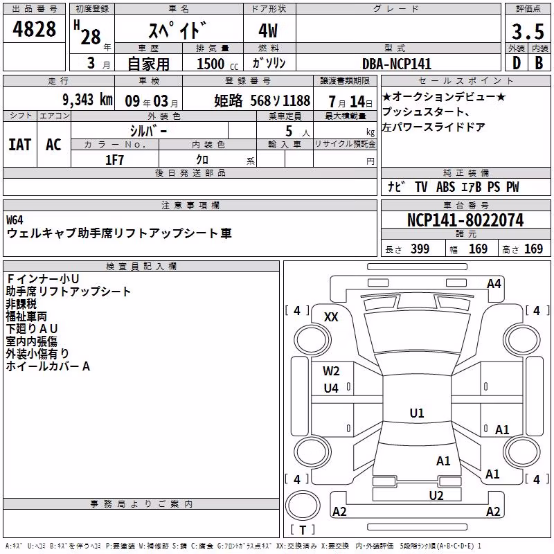 TOYOTA SPADE