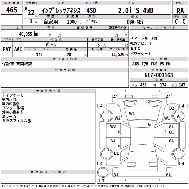 SUBARU IMPREZA