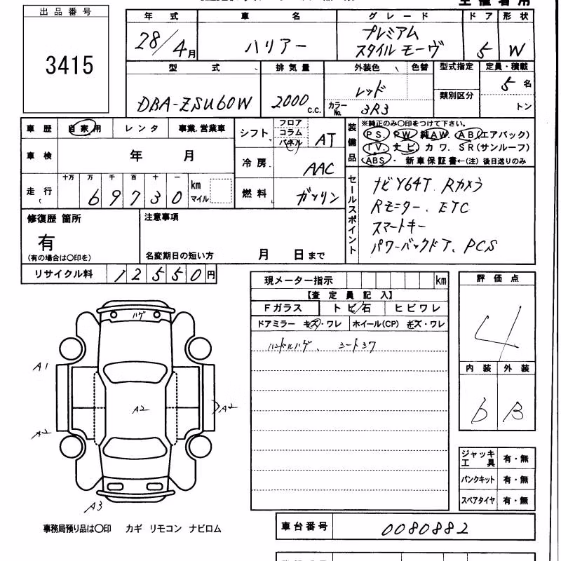 TOYOTA HARRIER