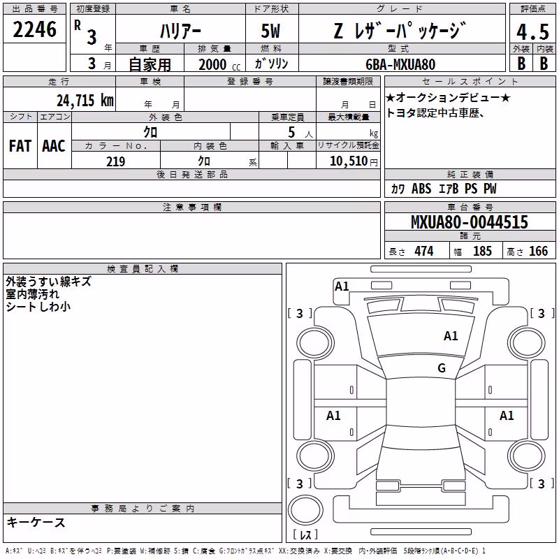 TOYOTA HARRIER