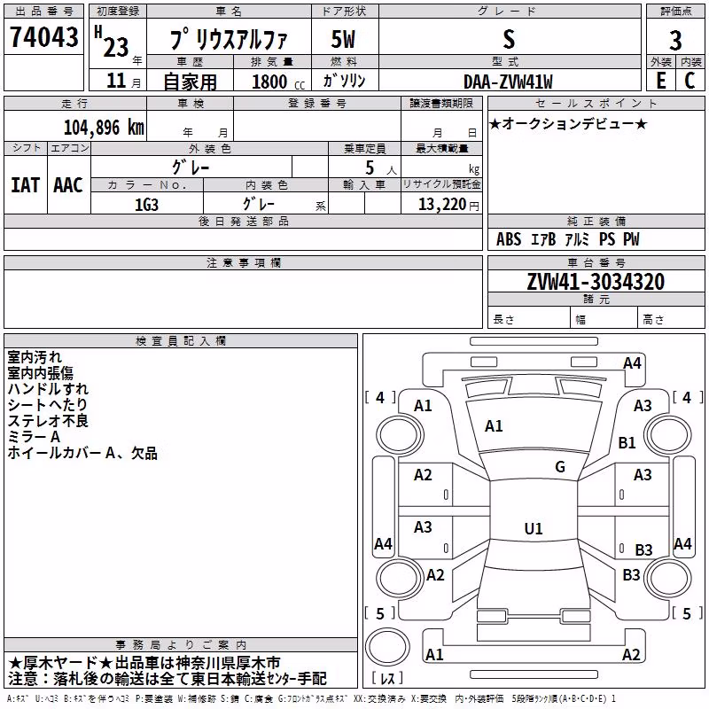 TOYOTA PRIUS ALPHA