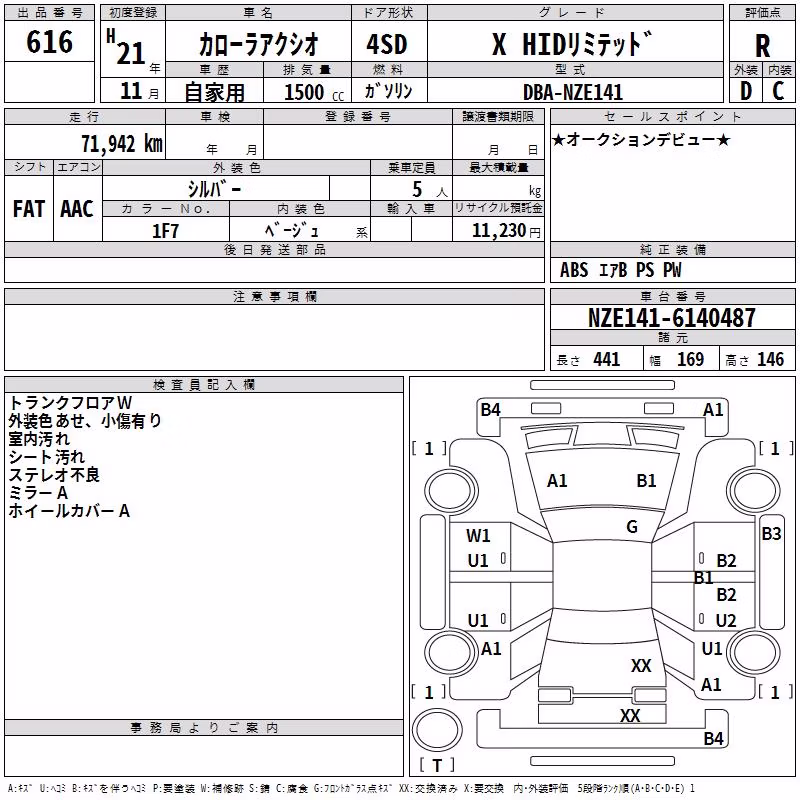 TOYOTA COROLLA AXIO