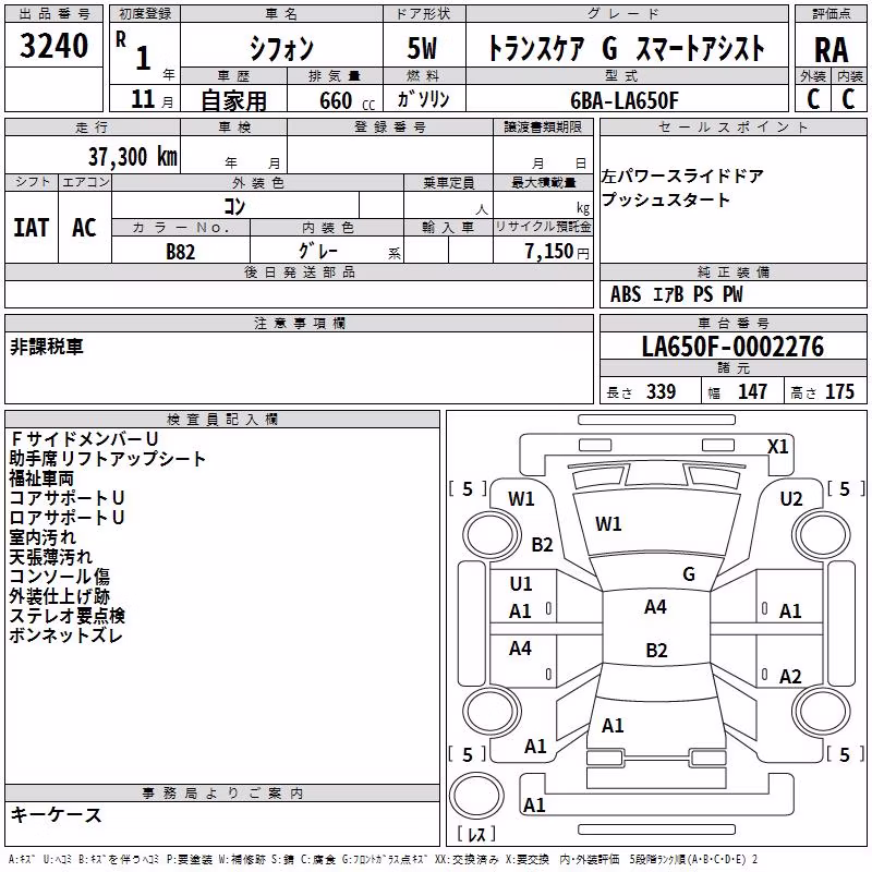 SUBARU CHIFFON
