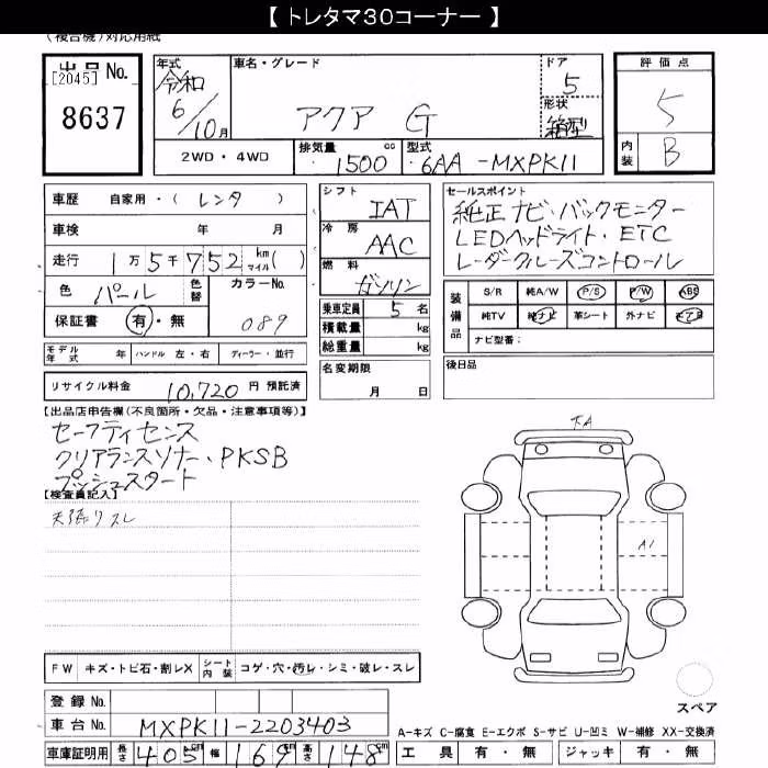 TOYOTA AQUA
