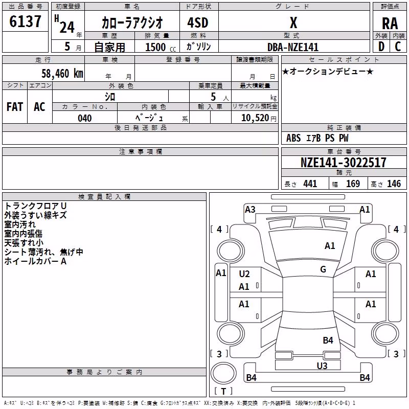 TOYOTA COROLLA AXIO