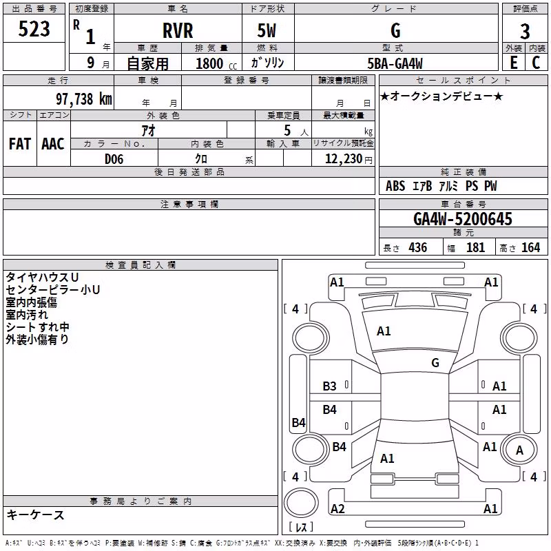 MITSUBISHI RVR