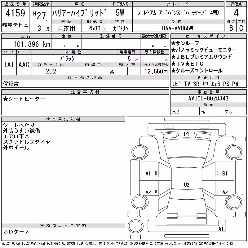 TOYOTA HARRIER