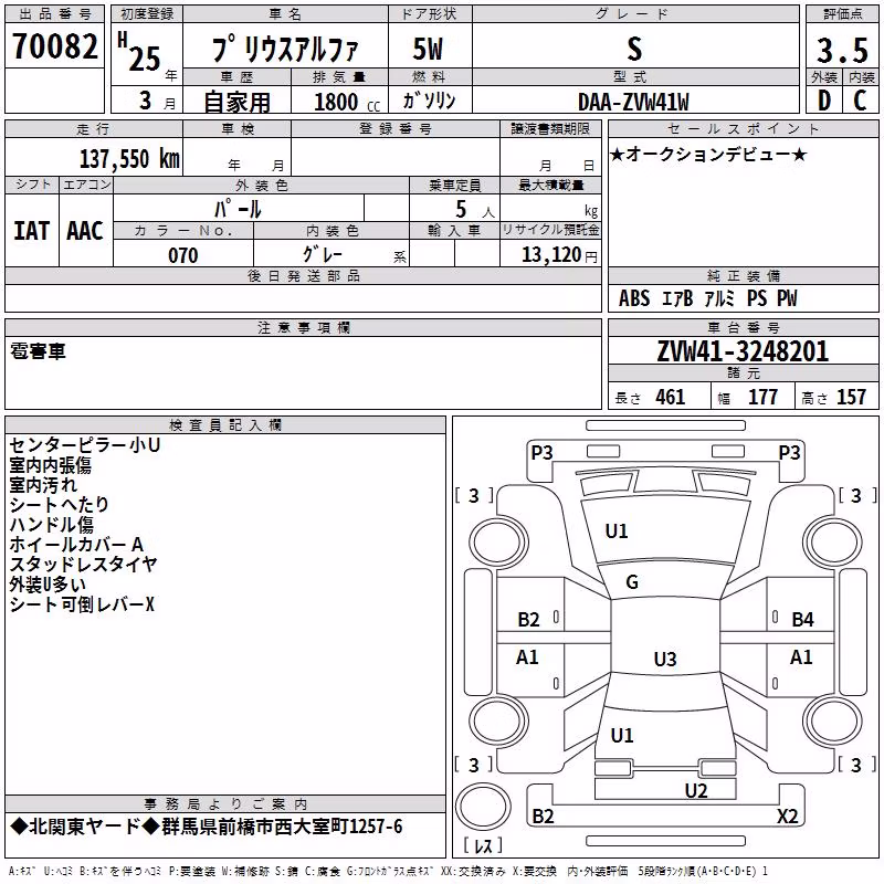 TOYOTA PRIUS ALPHA