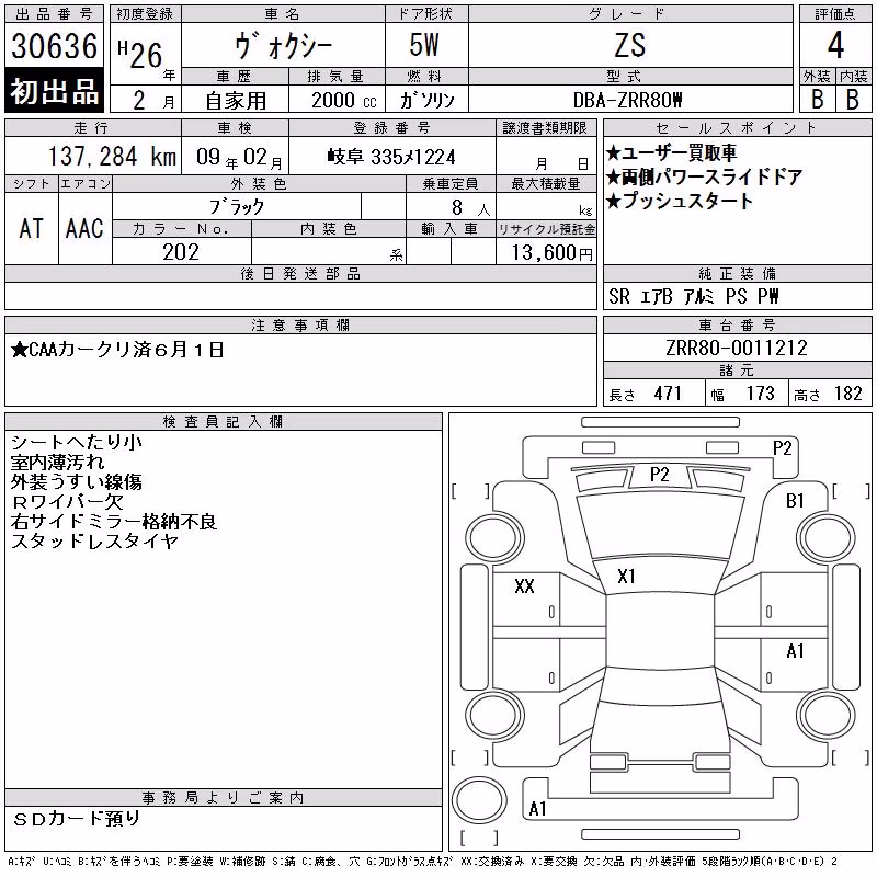 TOYOTA VOXY