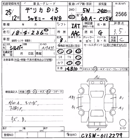 MITSUBISHI DELICA D:5