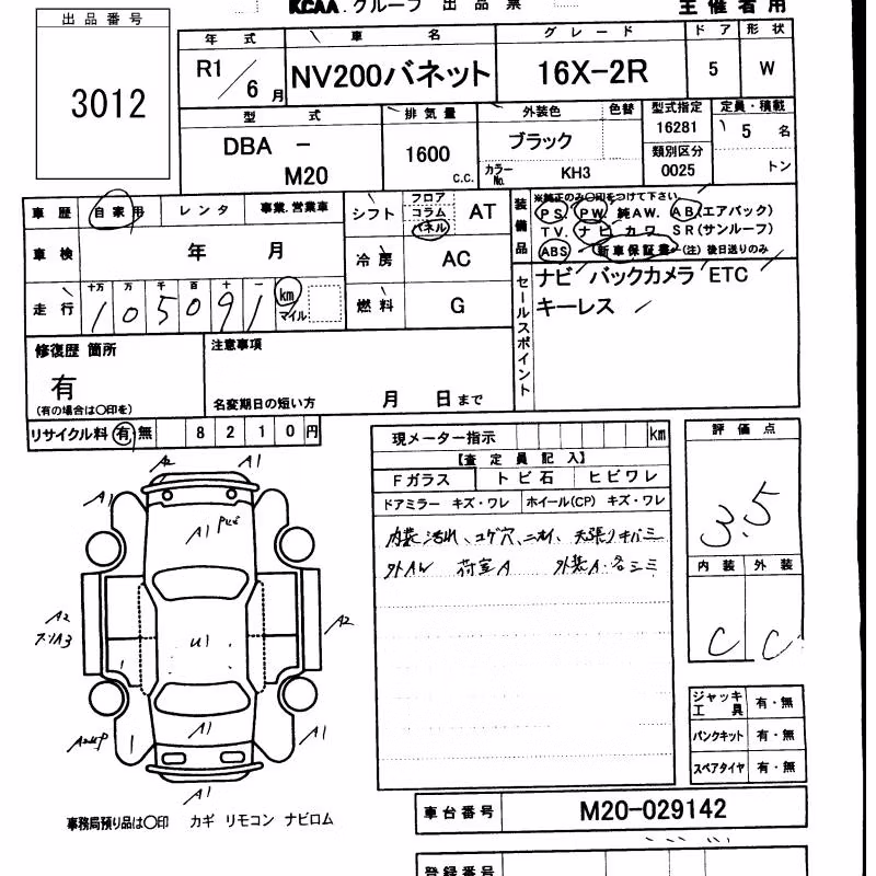 NISSAN NV200