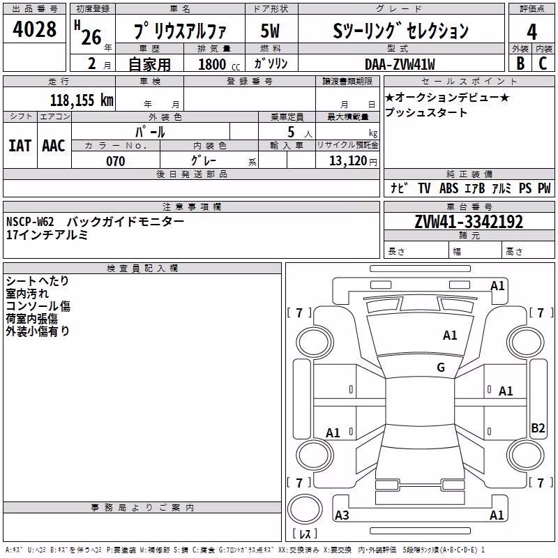 TOYOTA PRIUS ALPHA