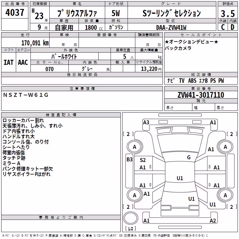 TOYOTA PRIUS ALPHA