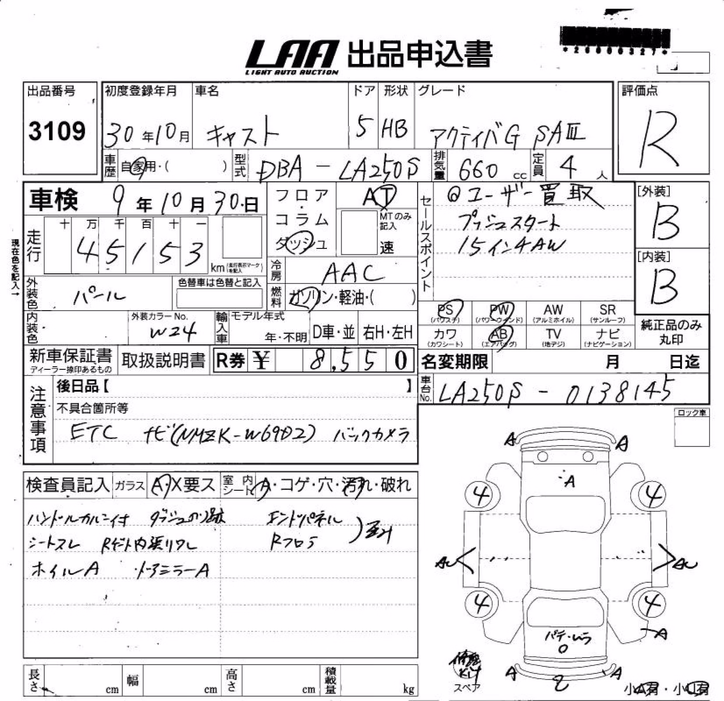 DAIHATSU CAST