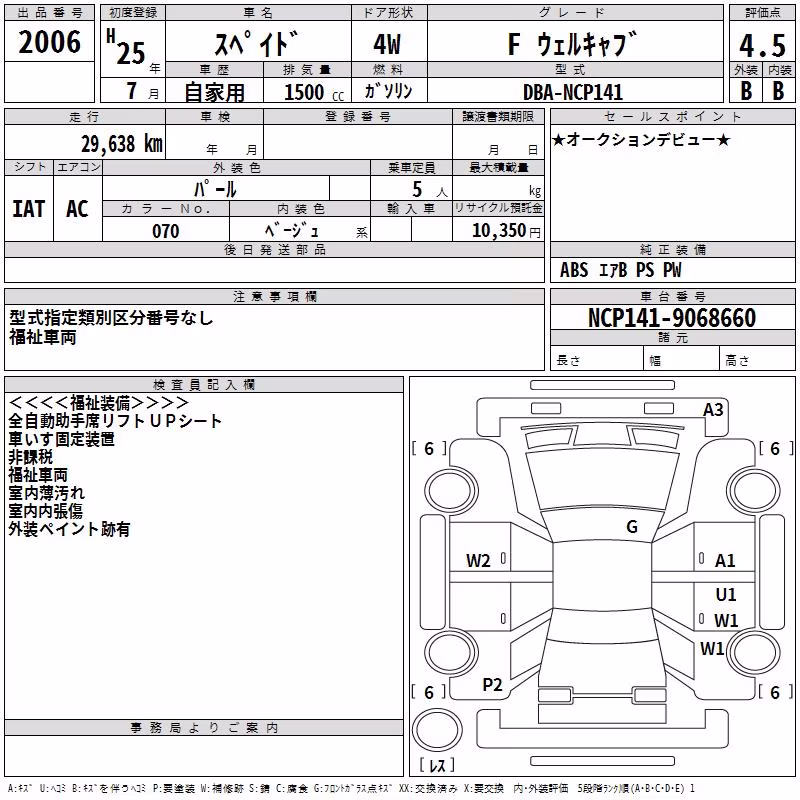 TOYOTA SPADE