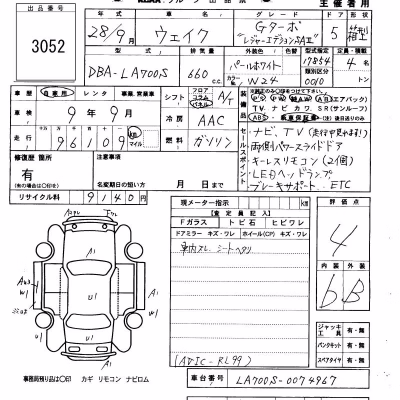 DAIHATSU WAKE