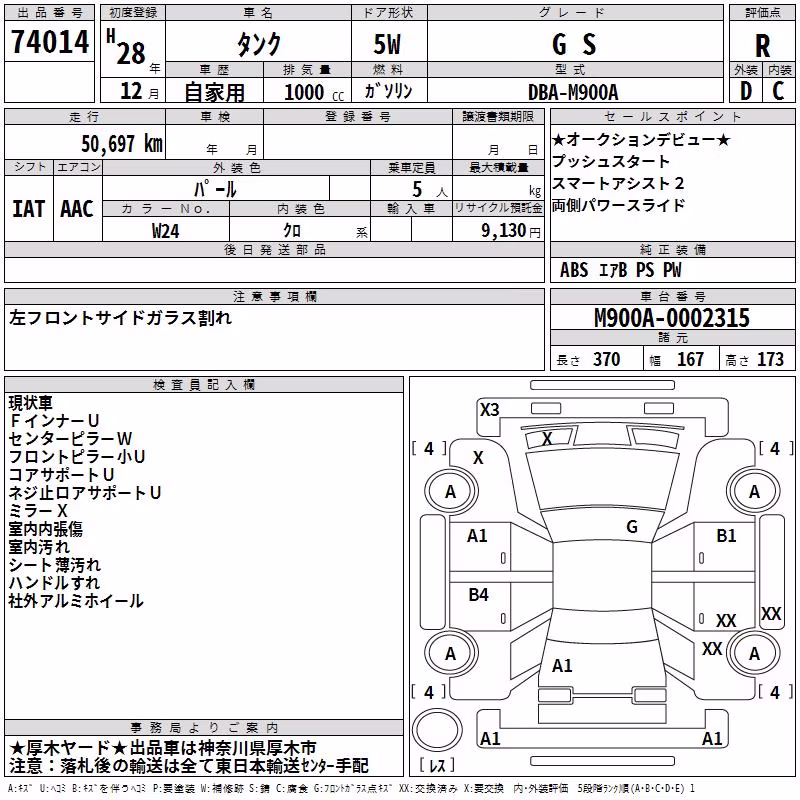 TOYOTA TANK
