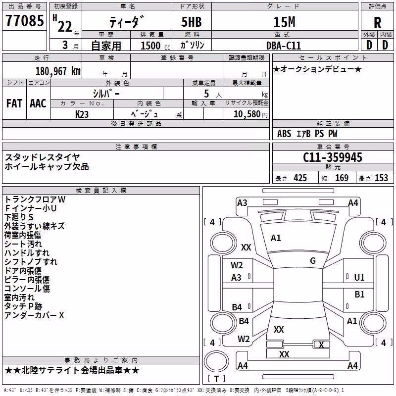 NISSAN TIIDA