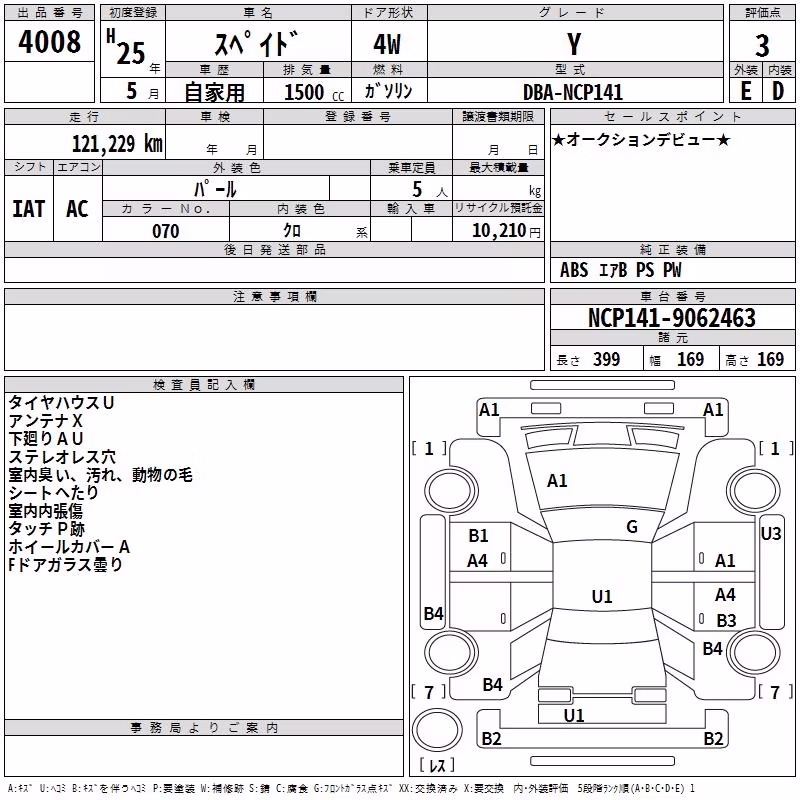 TOYOTA SPADE