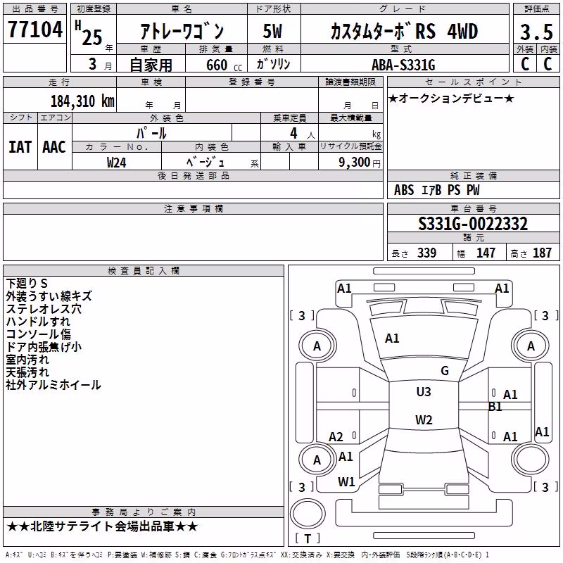 DAIHATSU ATRAI