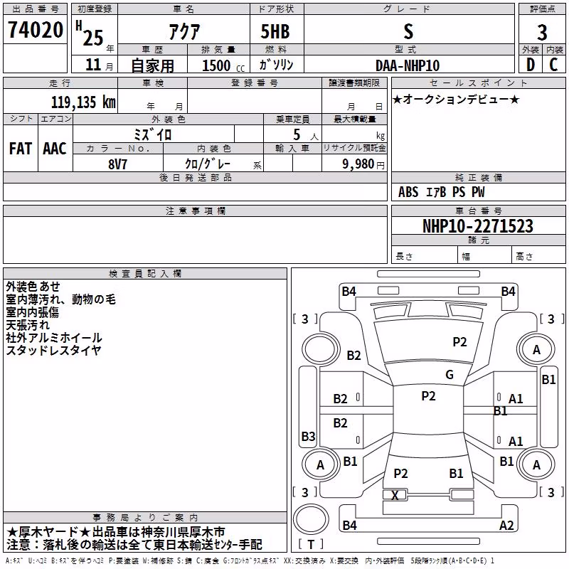 TOYOTA AQUA