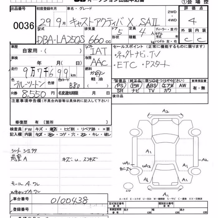 DAIHATSU CAST