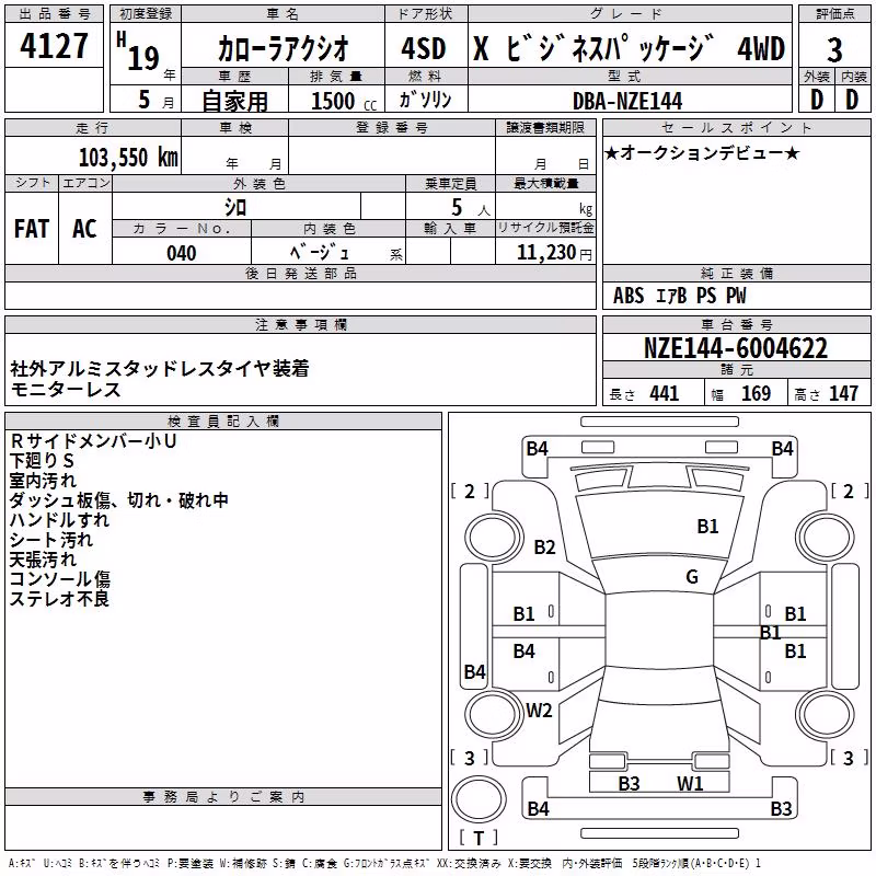 TOYOTA COROLLA AXIO