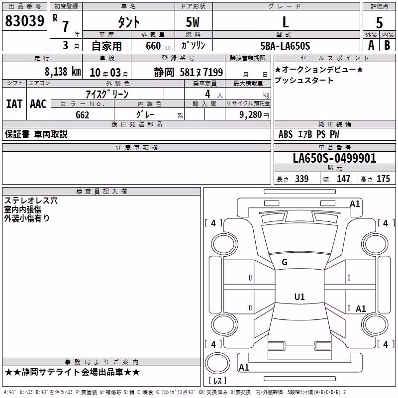 DAIHATSU TANTO