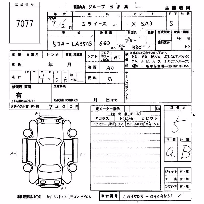 DAIHATSU MIRA E:S