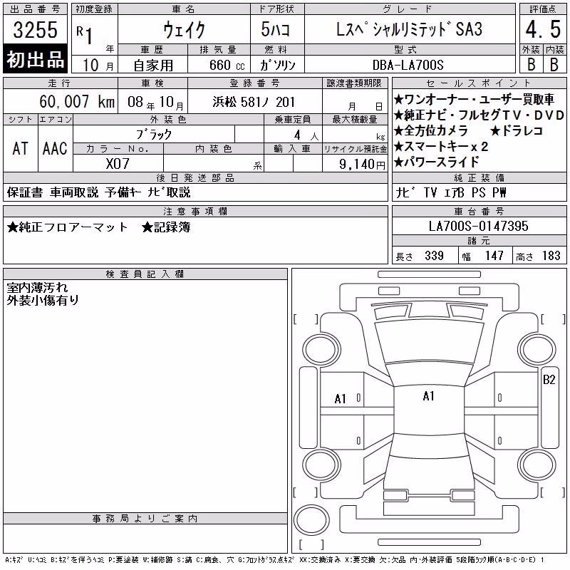 DAIHATSU WAKE
