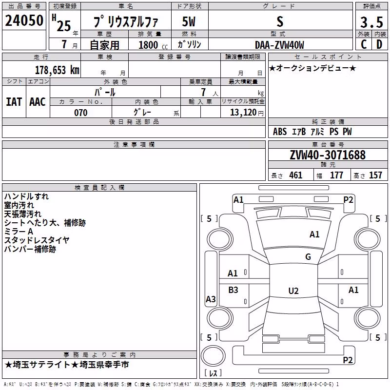 TOYOTA PRIUS ALPHA