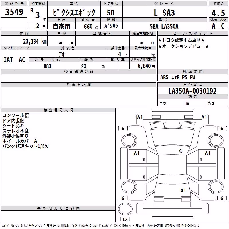 TOYOTA PIXIS EPOCH