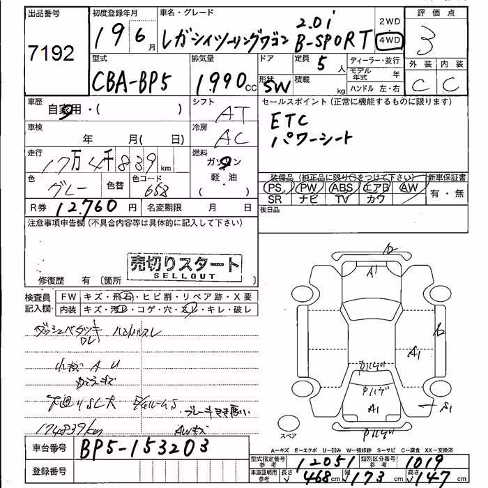 SUBARU LEGACY
