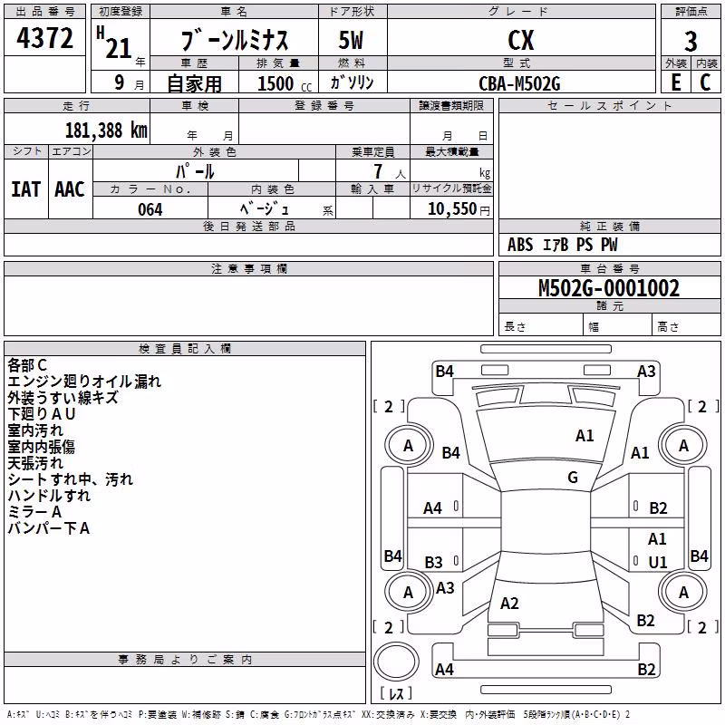 DAIHATSU BOON LUMINAS