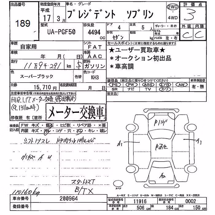 NISSAN PRESIDENT