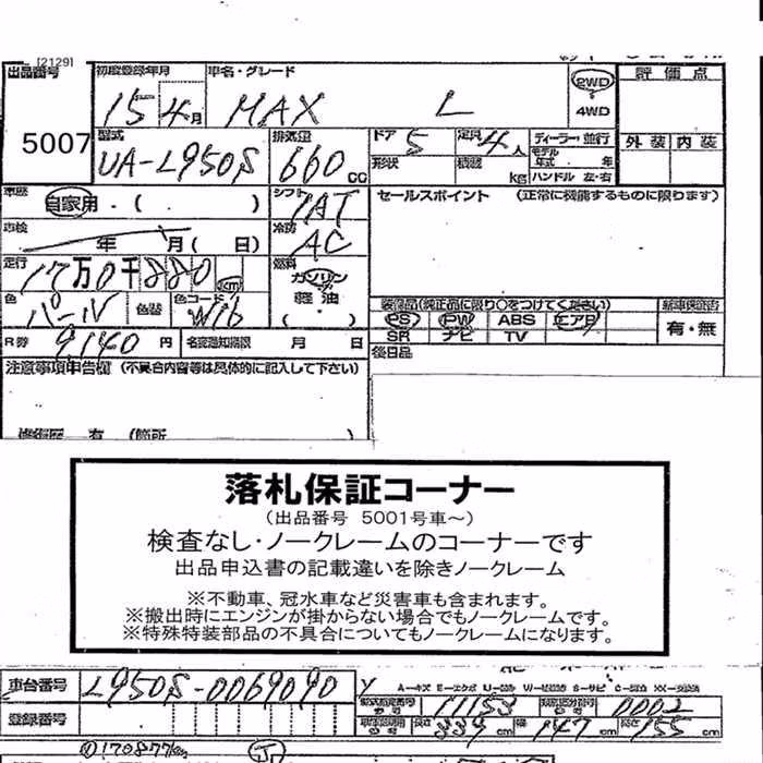DAIHATSU MAX