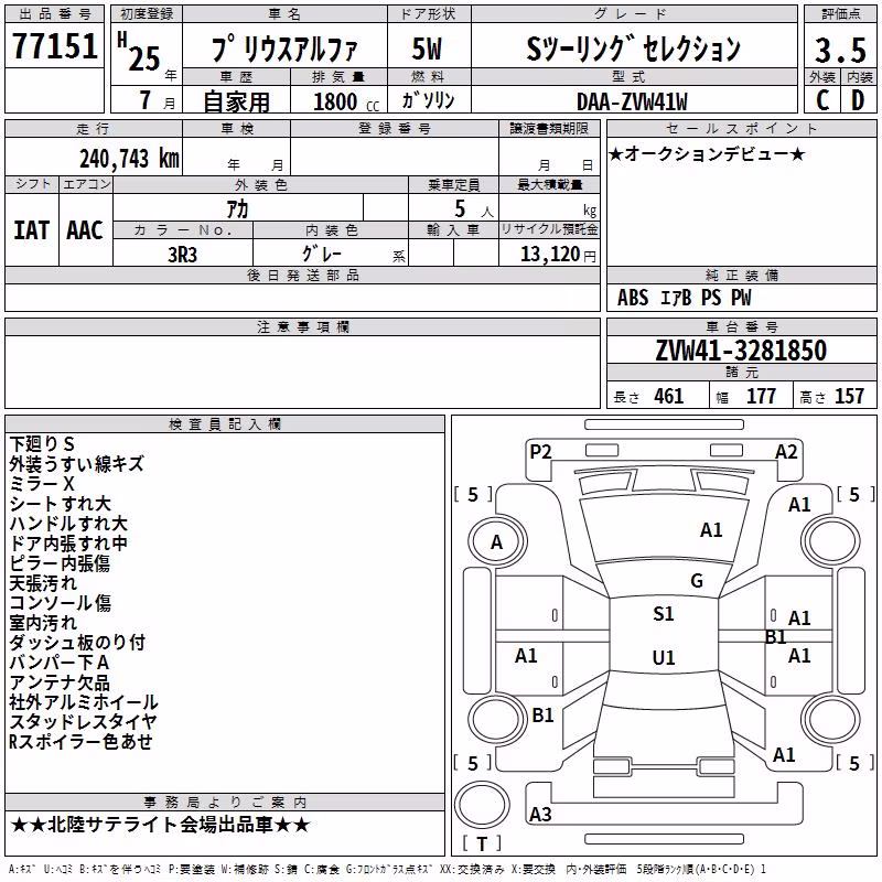 TOYOTA PRIUS ALPHA